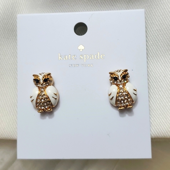 Star Bright Owl Necklace Earrings Set| Kate Spade - Picture 2 of 6